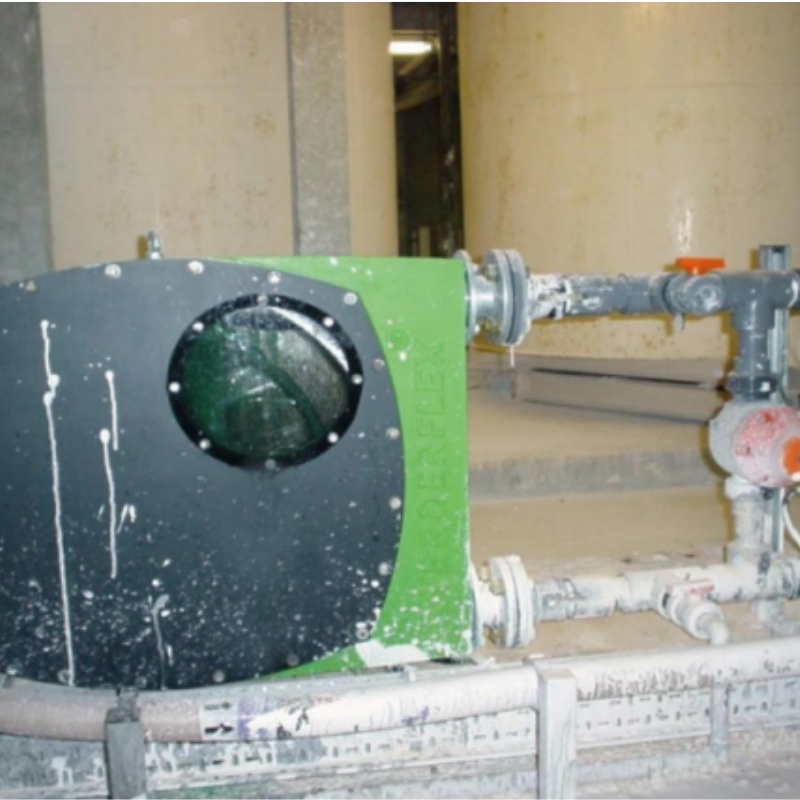 Air operated diaphragm pump used in ceramic slurry transfer industry