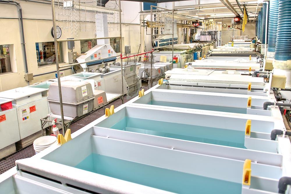 Magnetic drive pumps are used in electroplating production lines to transport highly corrosive, flammable, and explosive liquids.