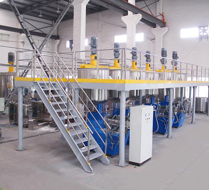 Raw material feeding process